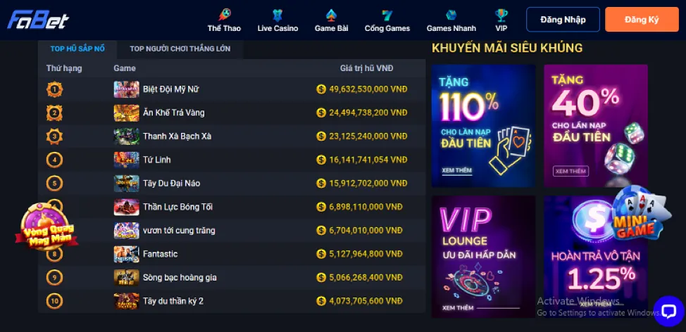 Ưu đãi chào mừng vnew88 app